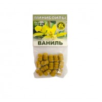 Минибойлы на резиночке d-6*10мм ВАНИЛЬ (уп.15шт)