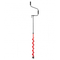 Ледобур BURAN 130L левое вращение, цельнотянутый шнек Тонар