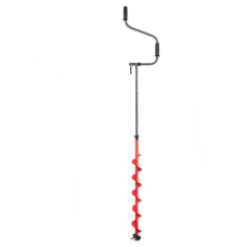 Ледобур BURAN 130L левое вращение, цельнотянутый шнек Тонар