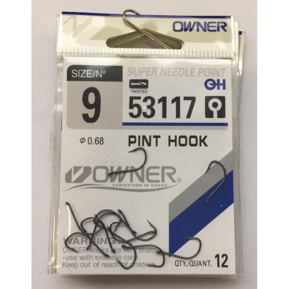 Крючки Owner Pin Hook 53117 size 9