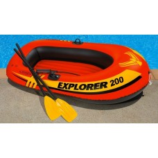 Лодка надувная двухместная Explorer 200 Set Intex