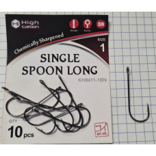 Крючки KOI Single Spoon Long размер 1 цвет BN 
