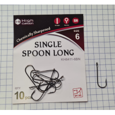 Крючки KOI Single Spoon Long размер 6 цвет BN 