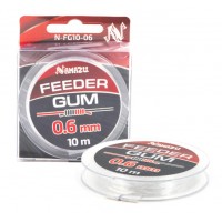 Фидергам Namazu FEEDER GUM, L-10 м, прозрачный