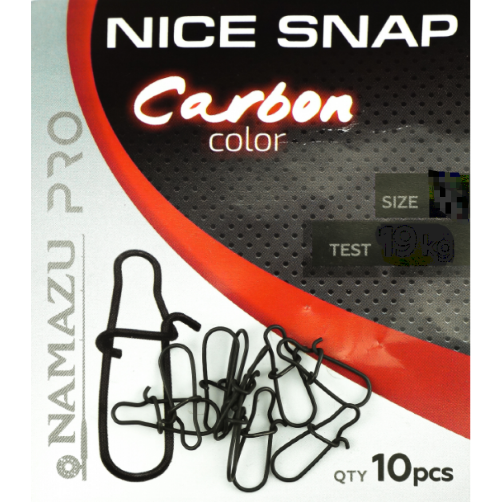 Карабин Namazu Pro NICE SNAP цвет Carbon
