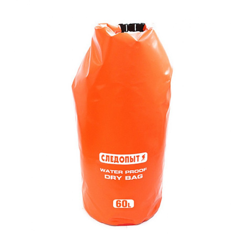 Гермомешок "СЛЕДОПЫТ - Dry Bag" без лямок, 60 л, оранжевый