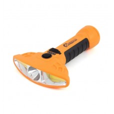Фонарь ручной "СИБИРСКИЙ СЛЕДОПЫТ-STARSHIP", 1 LED+2 COB, аккум.1x2200mAh