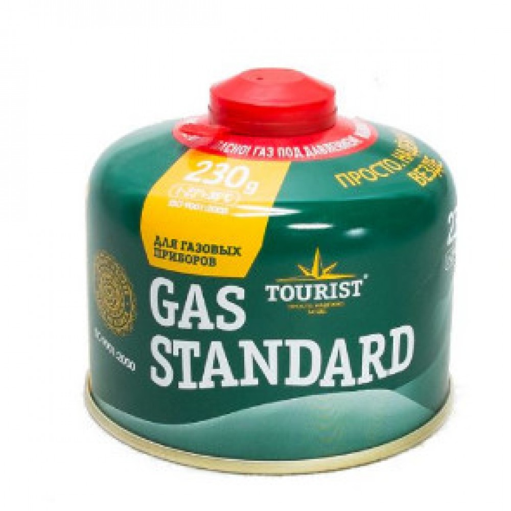 Газовый баллон TOURIST Gas Standard 230 гр, резьбовой