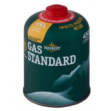 Газовый баллон с резьбой TOURIST Gas Standard 450гр