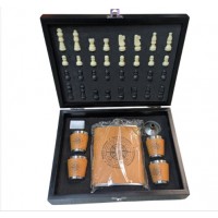 Набор подарочный "Шахматы+фляжка"