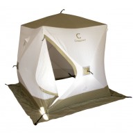 Палатка зимняя Следопыт Куб Premium трехслойная (2.1х2.1х2.1 м)