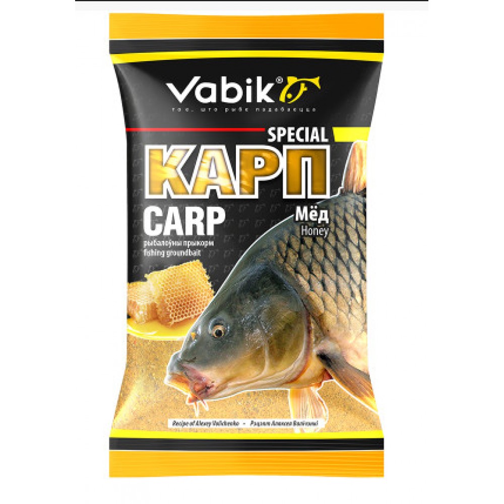 Прикормка Vabik Special "Карп мёд" 1 кг
